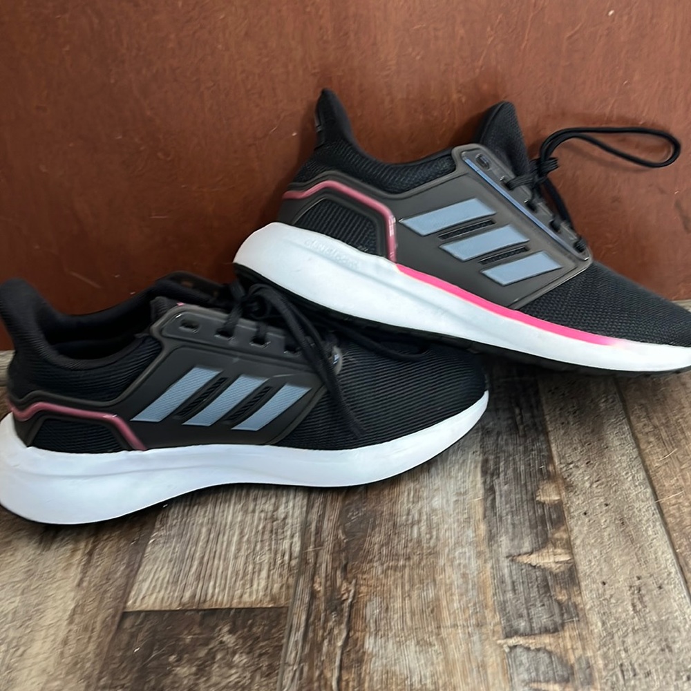 Adidas cloud form sneakers.